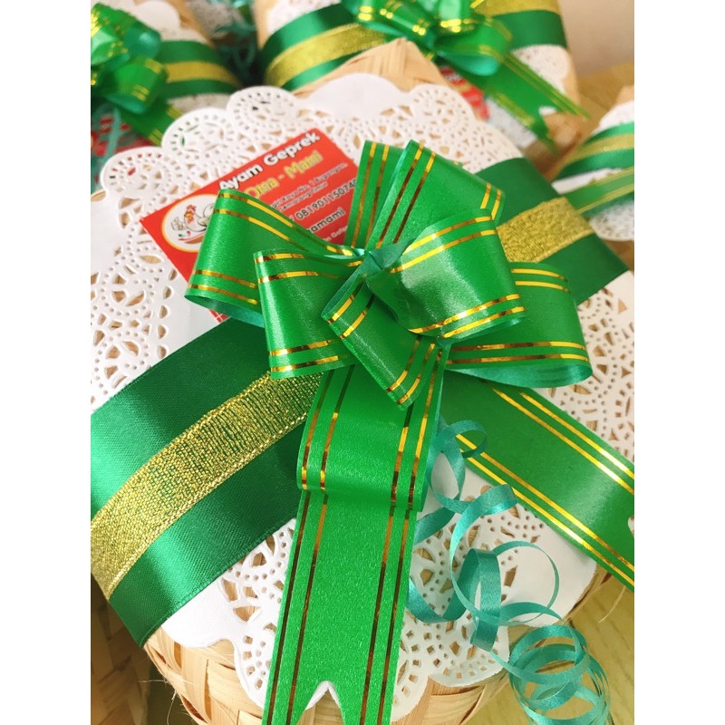 

besek + pita warna original ukuran 18, 20, 22