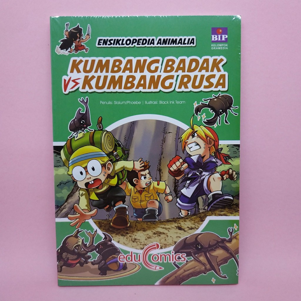 Ensiklopedia Animalia - Kumbang Badak vs Kumbang Rusa by Slaium/Phoebe