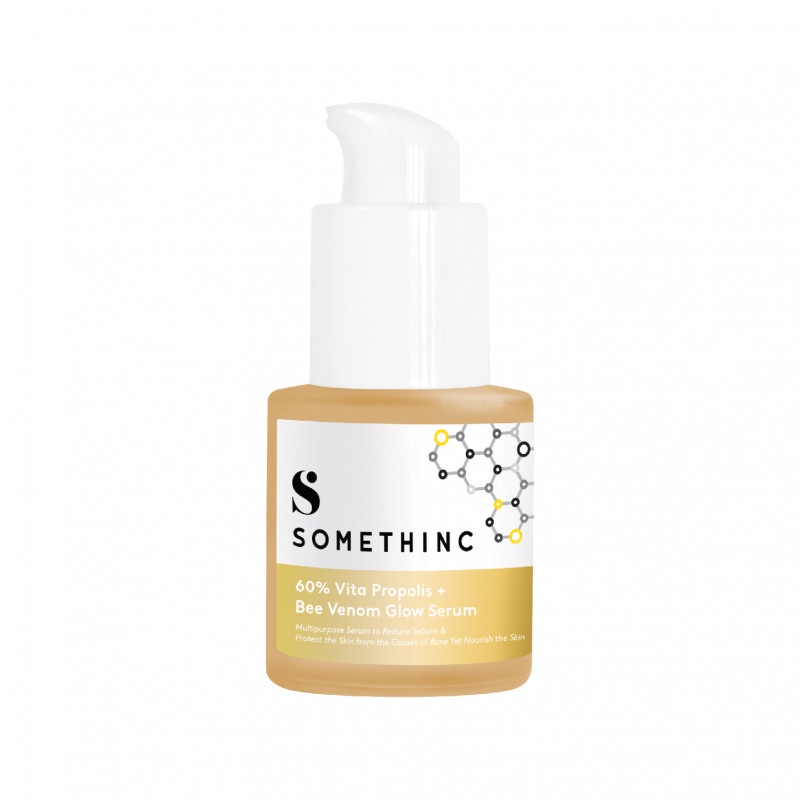 SOMETHINC 60% Vita Propolis + Bee Venom Glow - Serum Kulit Glowing Bebas Jerawat - Bee Power