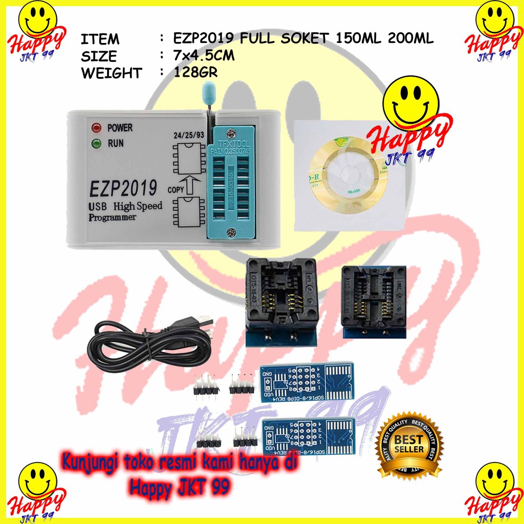 [ HAPPY JKT 99 ] ALAT FLASH BIOS EZP2019 EZP 2019 FULL SOCKET 150ML 200ML ORIGINAL