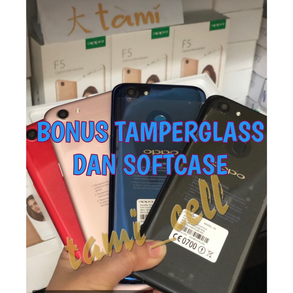 Oppo F5 RAM 6+128 GB Garansi Distributor 1 Tahun