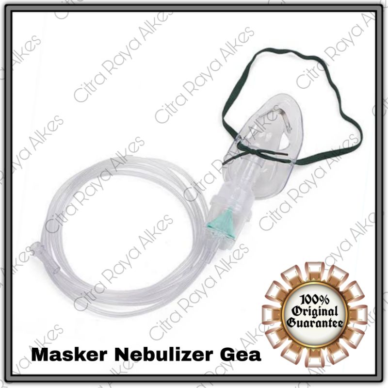 masker nebulizer gea / masker nebulizer anak gea / masker nebulizer dewasa gea