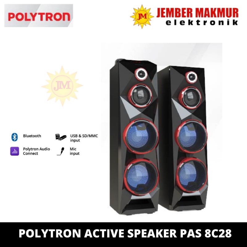 POLYTRON ACTIVE SPEAKER PAS 8C28