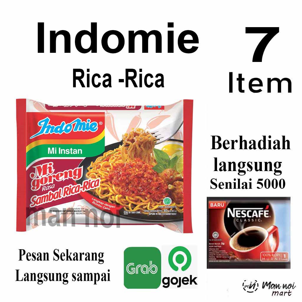 

Indomie Rica - Rica.FREE Bonus.Indomie Goreng.Grosir Tangerang
