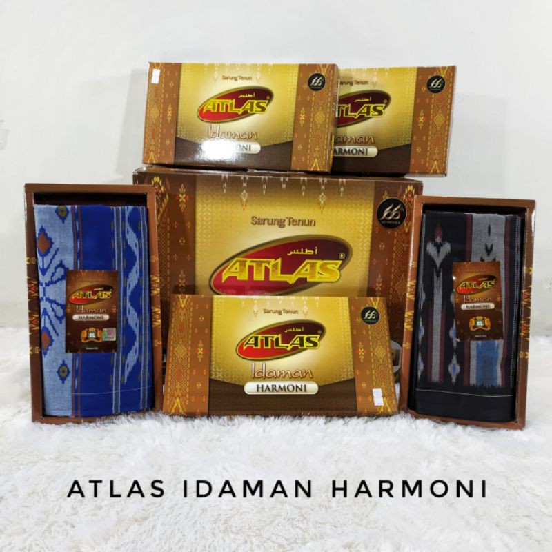 Sarung Atlas Idaman Harmoni 555 Mix Ecer Grosir Terlaris Termurah