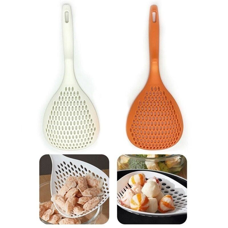 SENDOK SARINGAN MIE/SARINGAN REBUSAN SAYUR SAYURAN Sayuran Multifungsi Serbaguna Sendok Saring Masakan Serbaguna Sendok Tirisan Penyaring Kuah Sendok Besar