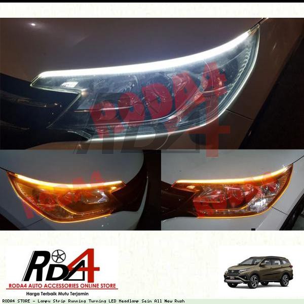 Lampu Strip Running Turning LED Headlamp Sein All New Rush