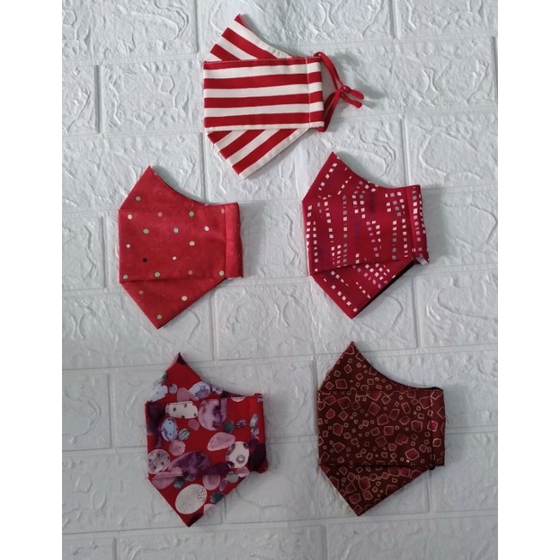 MASKER 3D 3PLY KAIN K KUALITAS PREMIUM + STOPPER