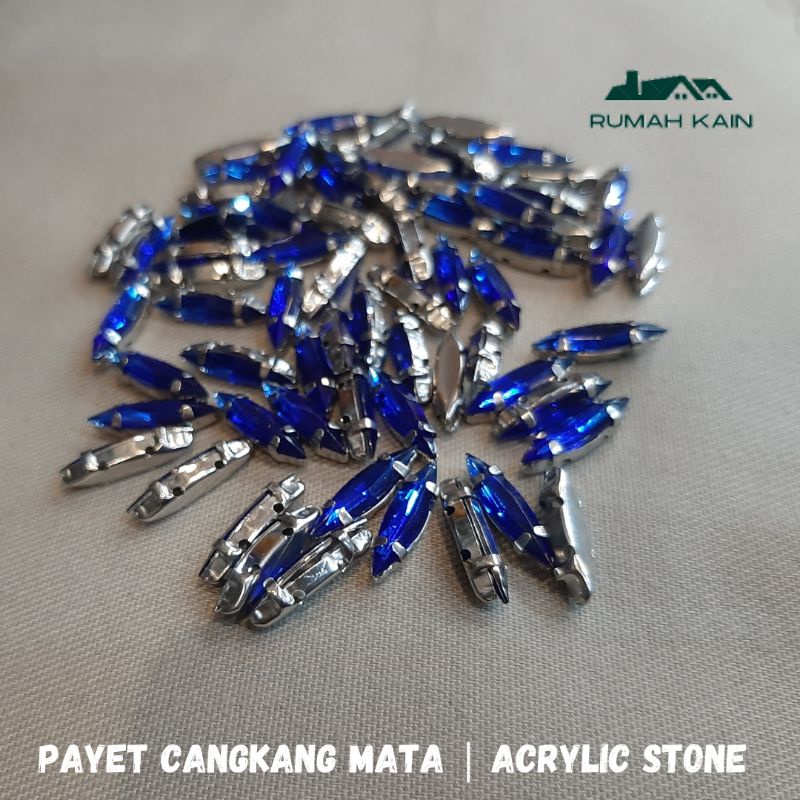 Acyrilic stone/ Payet Cangkang Mata/ Accecoris/ Asesoris/ Monte/ Manik Kristal