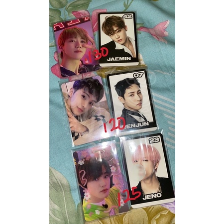 tc trading card b glimo mark jaemin chenle renjun jeno basket