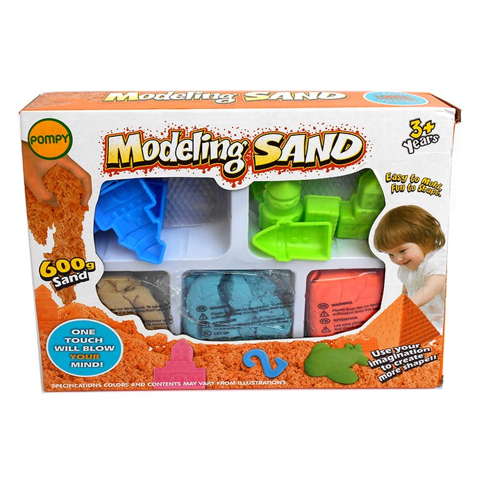 Mainan Pasir Ajaib Modeling Sand  - Mainan Edukasi pasir ajaib playsan