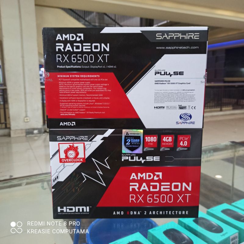 VGA AMD RADEON RX 6500 XT GAMING OC SAPPHIRE DDR6