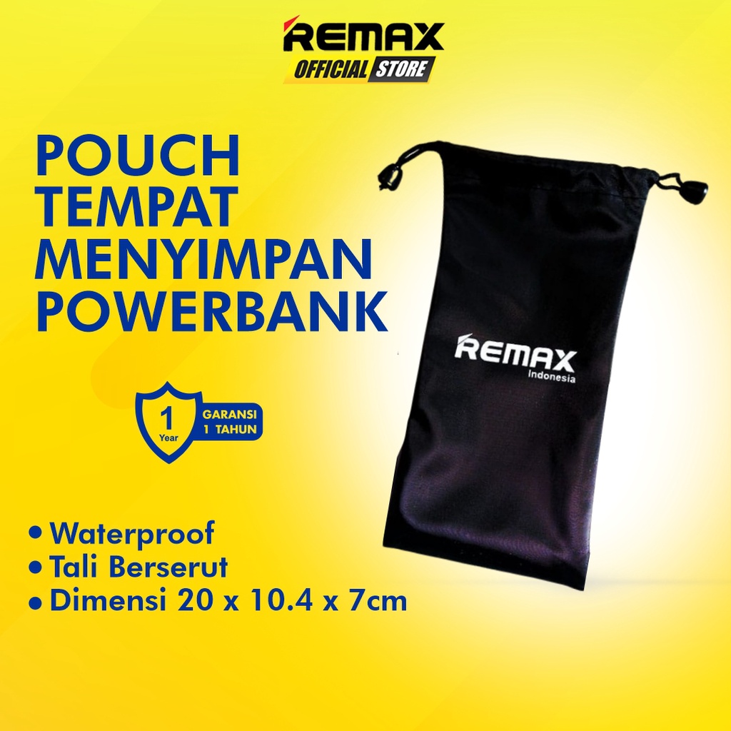 Remax Premium Phone Pouch Powerbank Bag Sarung HP Kantong Handphone