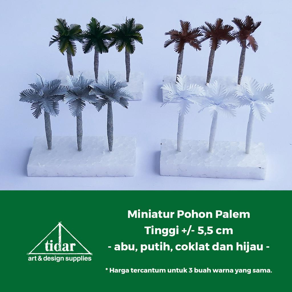 

[MR] MG - Miniatur Pohon Palem Tinggi 5,5 CM - Maket Tanaman Palm