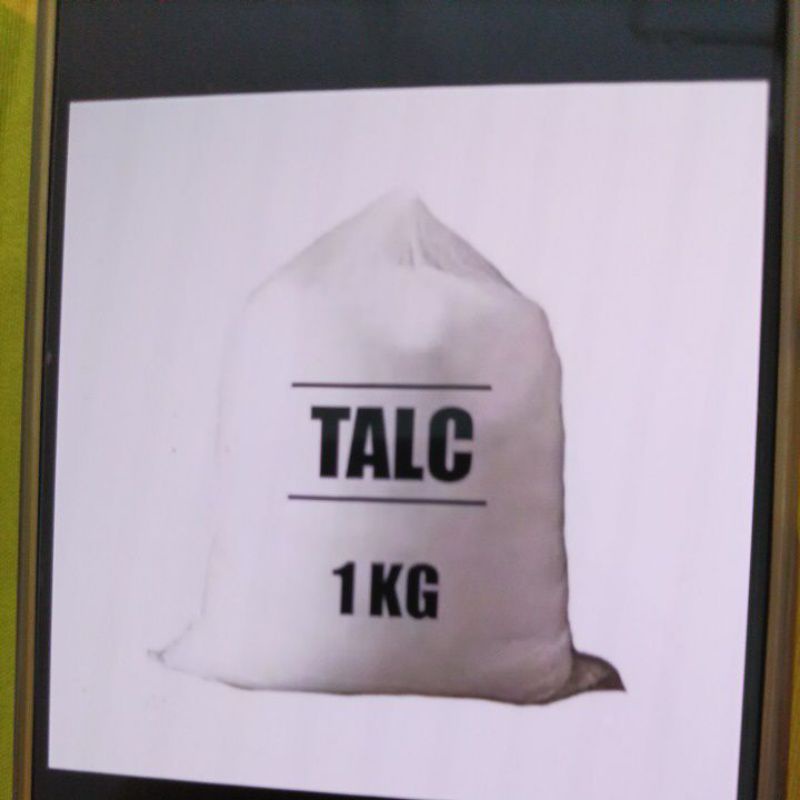 Talc 1kg/talc powder/dempul resin/tepung resin/talek - Pengental Resin