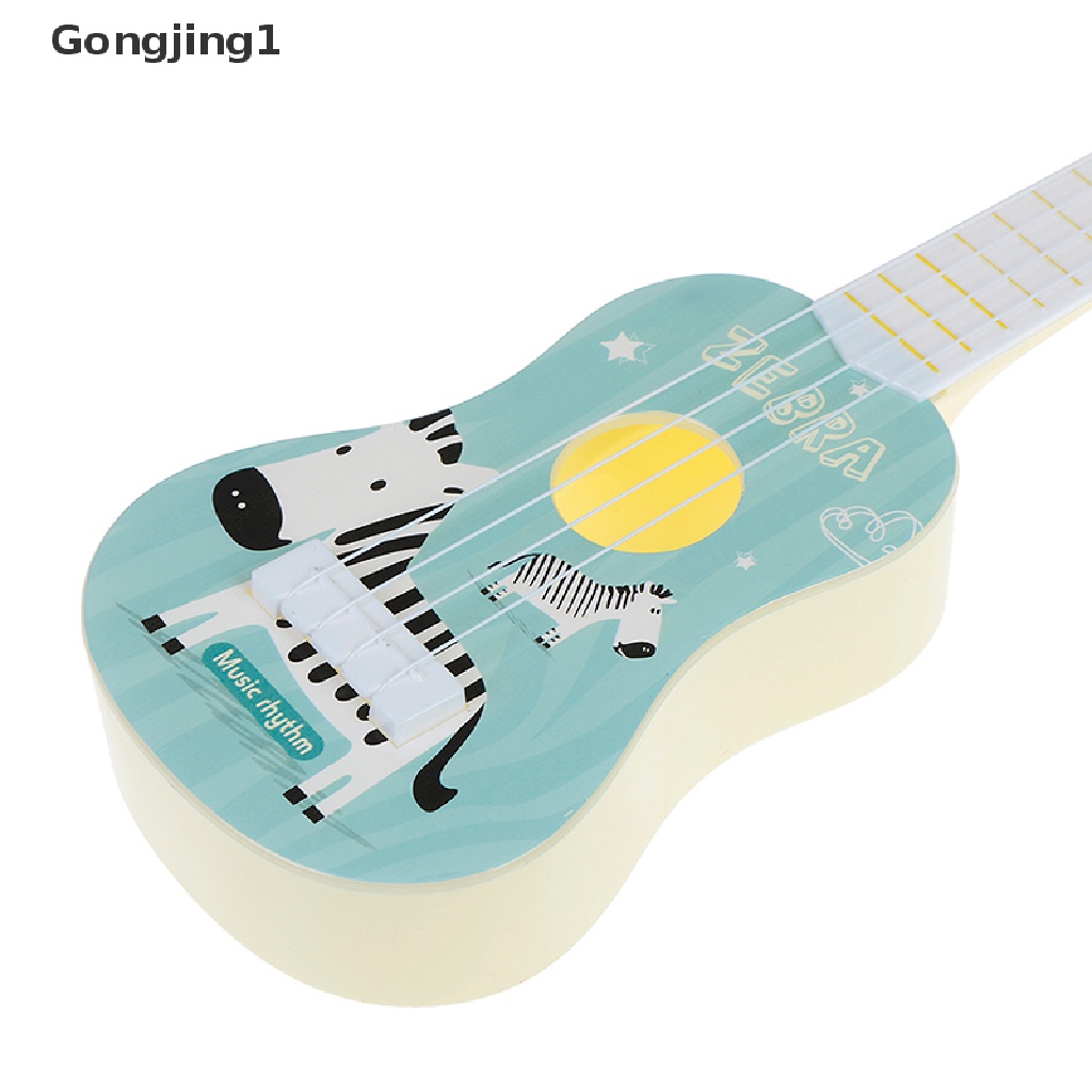 Gongjing1 Mainan Edukasi Alat Musik Gitar ukulele Metode montessori Untuk Anak