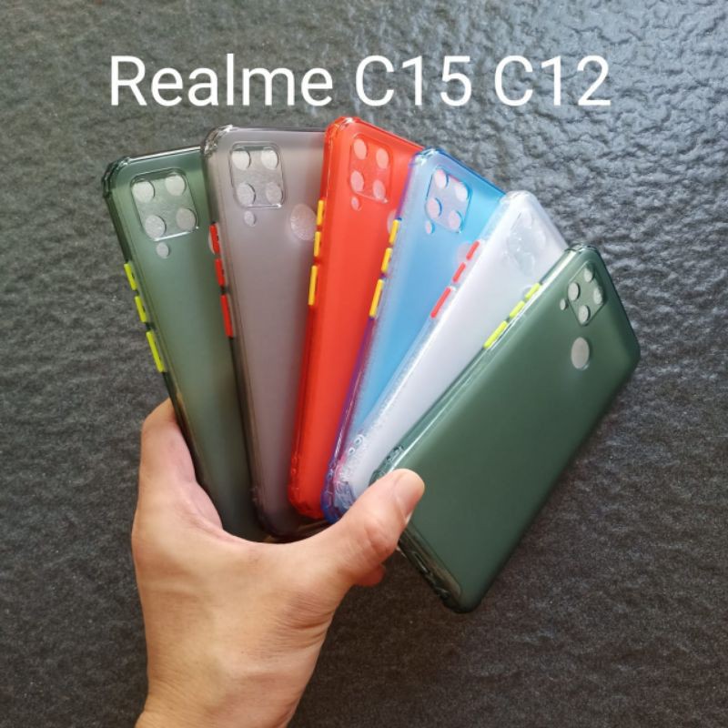 Case Realme C15 C12 C25 Narzo 30A ( 10 model ) soft softcase softshell silikon cover casing kesing housing