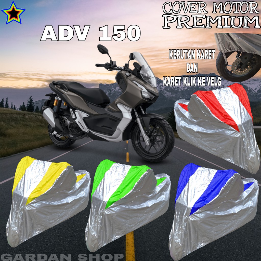 Sarung Motor ADV 150 Silver KOMBINASI Body Cover Adv-150 PREMIUM
