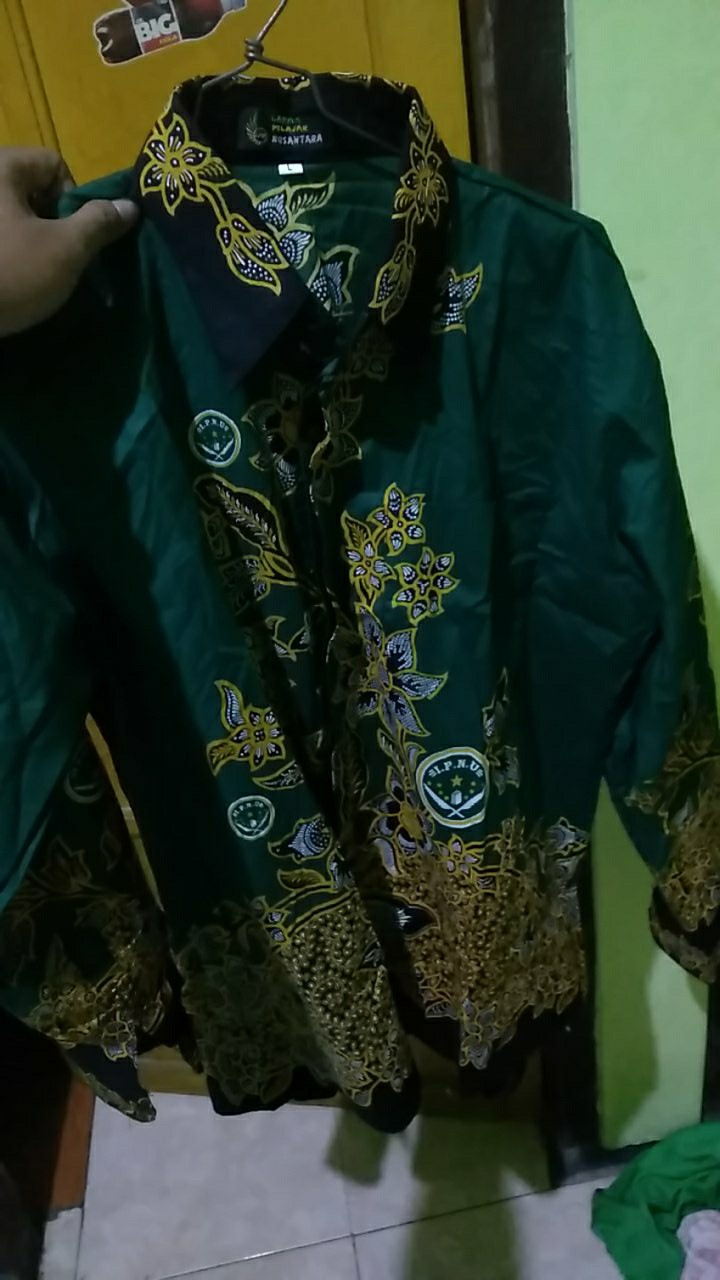 Batik Ipnu Nasional Kemeja Batik Ipnu Lengan Panjang