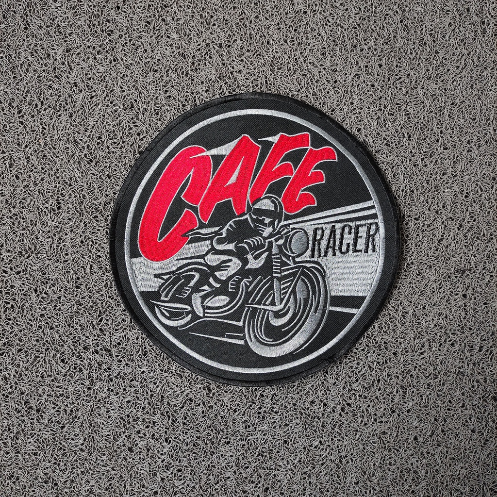 PATCH BORDIR BACK PATCH CAFE RACER EMBLEM MOTOR BORDIRAN