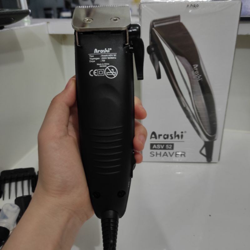 Pencukur Rambut Arashi ASV 51 52 / Hair Clipper / Alat Pangkas Kabel Shaver Cukur