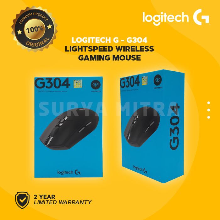 MOUSE GAMING LOGITECH G304 LIGHTSPEED WIRELESS GARANSI RESMI G 304