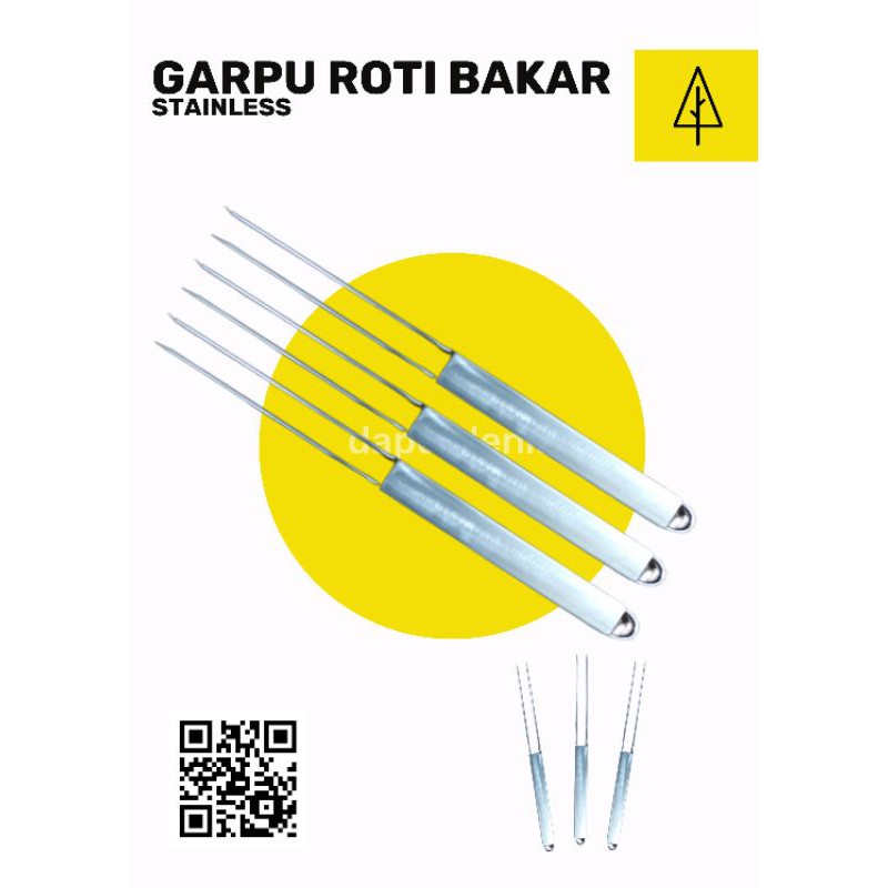 GARPU ROTI BAKAR STAINLESS / TUSUK ROTI BAKAR STAINLESS / GARPU DAGING / GARPU STAINLESS ROTI BAKAR 