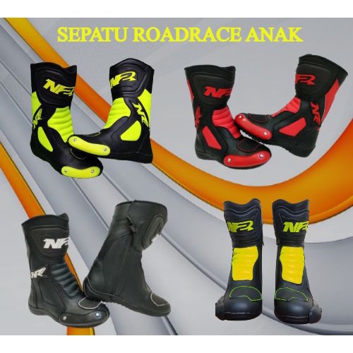 SEPATU NR ROADRACE ANAK BALAP MOTOR ANAK ROADRACE KIDS 4-12TAHUN