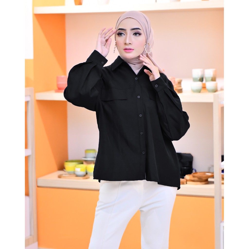 kEMEJA BLOUSE WANITA LENGAN PANJANG TERBARU