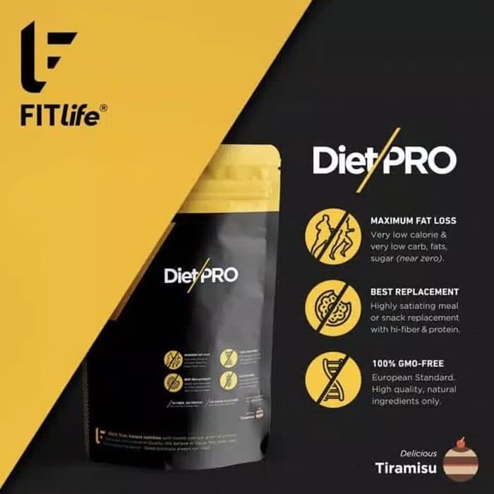 Fitlife Diet Pro Dietpro 60 Servings True Isolate True Whey (Tiramisu)
