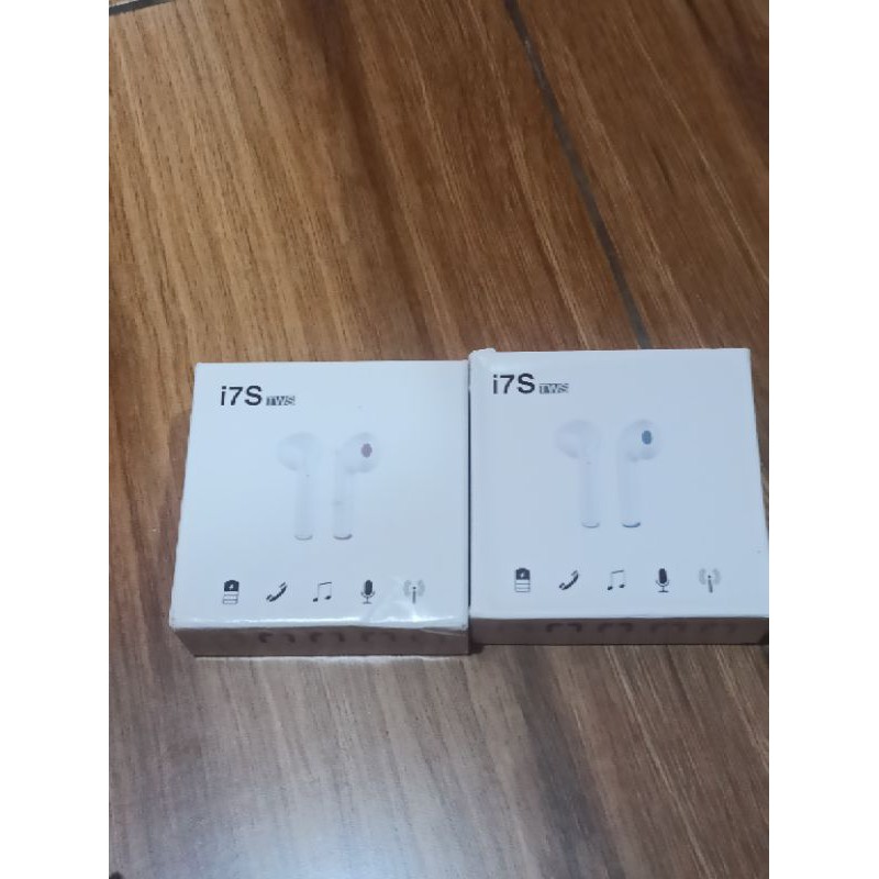 Bluetooth stereo headset I7s TES Twins Wireless Earbuds V4. 2DEr 2 kuping