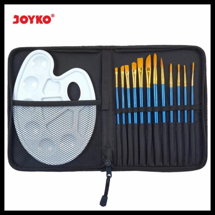 

BISA COD ART BRUSH SET ALAT LUKIS KUAS CAT AIR MINYAK ACRYLIC JOYKO BRS-7 TERBAIK 11