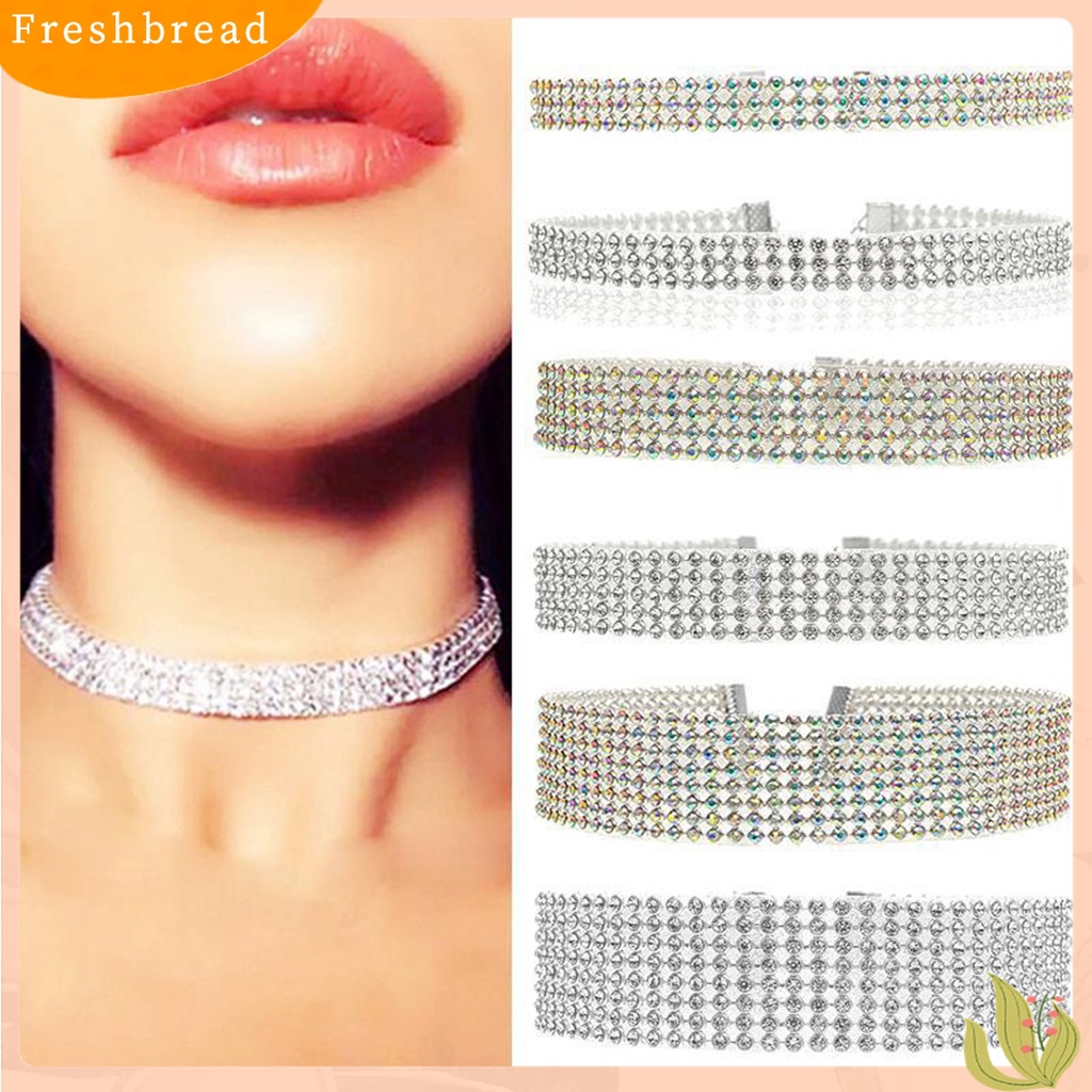 Fresh| Kalung Choker Rantai Klavikula Bahan Aluminum Untuk Wanita