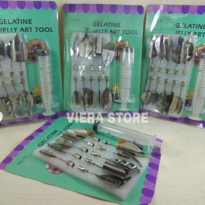 JELLY ART TOOLS SET / SUNTIKAN PENGHIAS PUDING 3D TYPE YG-11