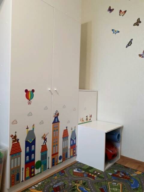 RELIZA WALL STICKER KOTA TOWN ANAK KIDS STIKER DINDING XY1128