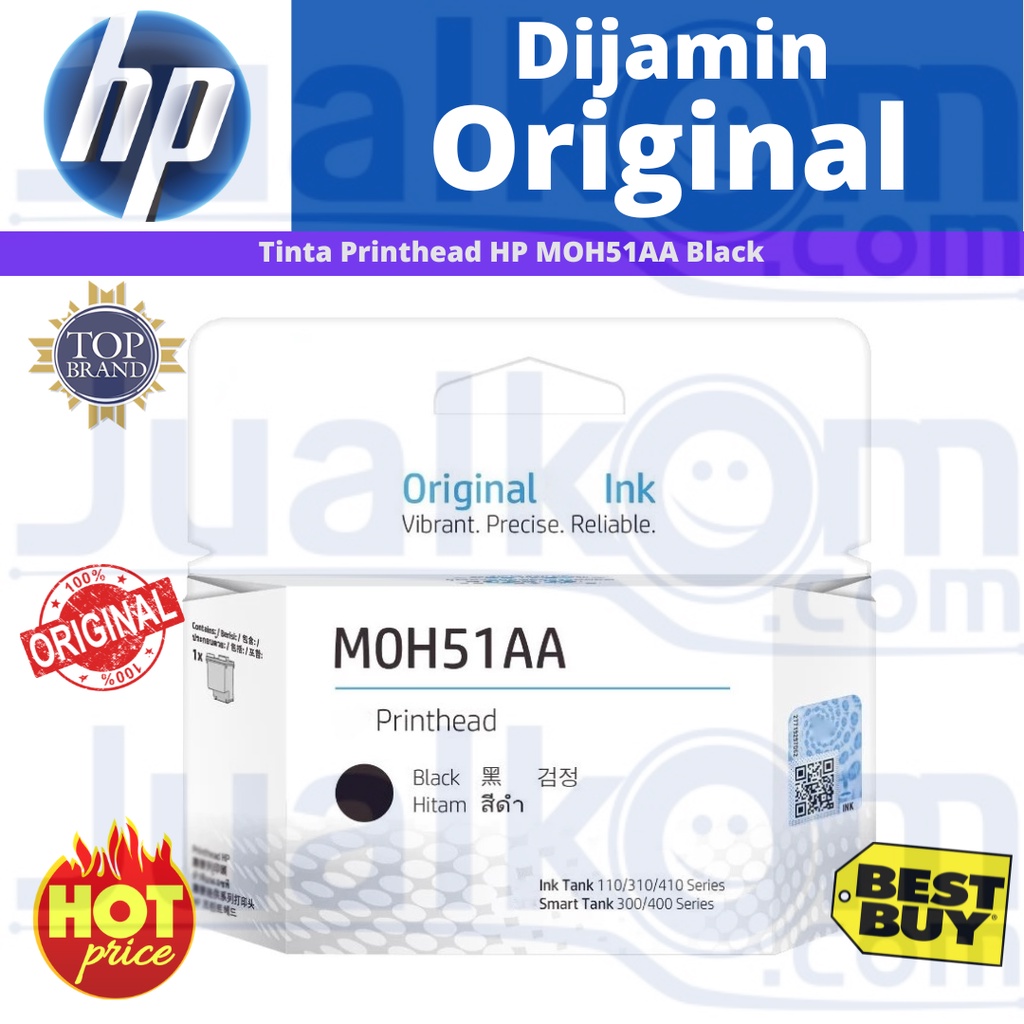 HP PRINTHEAD MOH51AA BLACK ORIGINAL