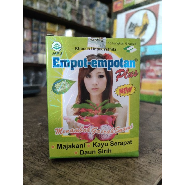 

jamu eceran Empot-empotan Plus Majakani kapsul 1 Sachet