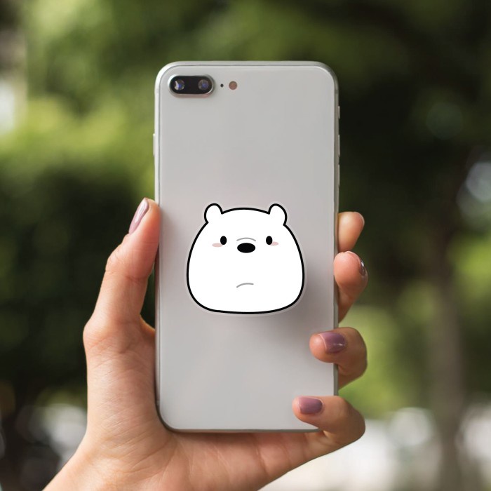 Otello Griptok We Bare Bears WBB Akrilik Phone Grip Pop Stand Socket Acrylic HP Karakter Lucu