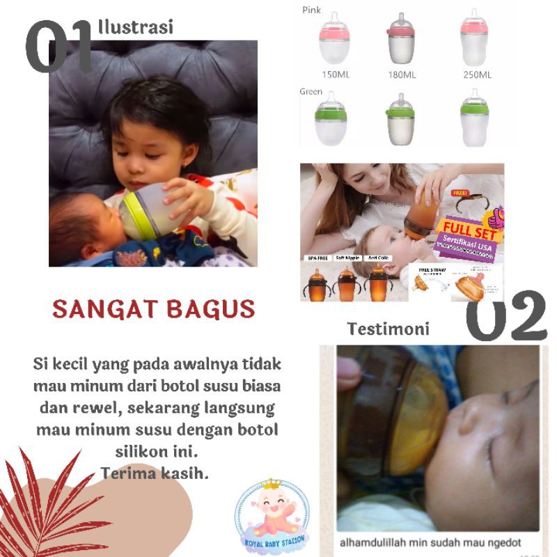 BEST SELLER! Botol susu dot silikon PIKO BELLO premium