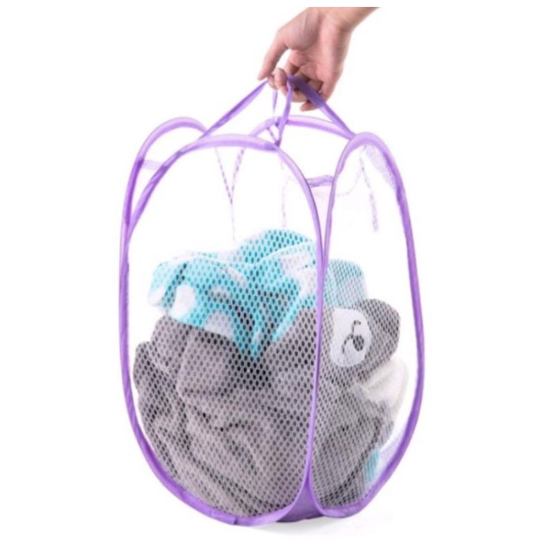 Keranjang Baju Kotor Cucian Pakaian Laundry Bag Tempat Penyimpanan