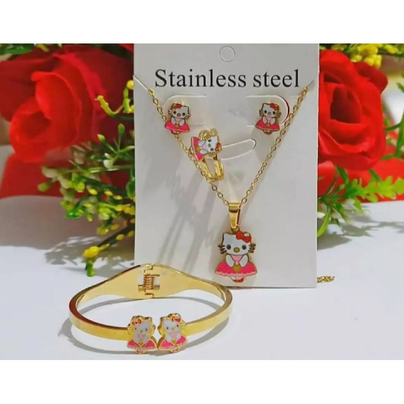 Kalung set anak anak titanium