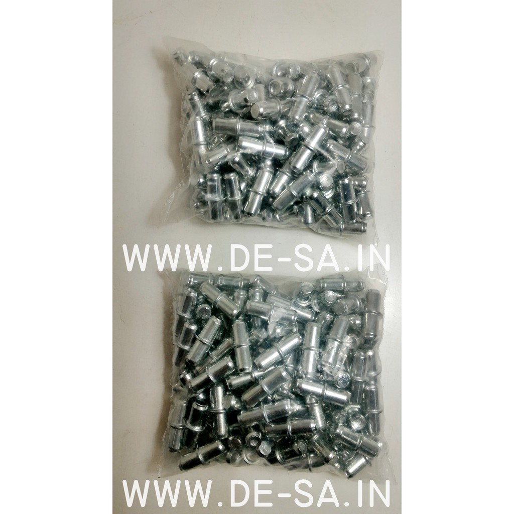 100 x Duplo Besi 5MM  - Pen Kapsul Untuk Ambalan Shelf Support Fitting