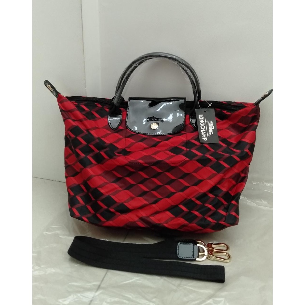 CKBAGS - SALE!!!  TAS SELEMPANG WANITA L0NGCH4M TOP HANDLE BAG BERMOTIF IMPORT PREMIUM #3236