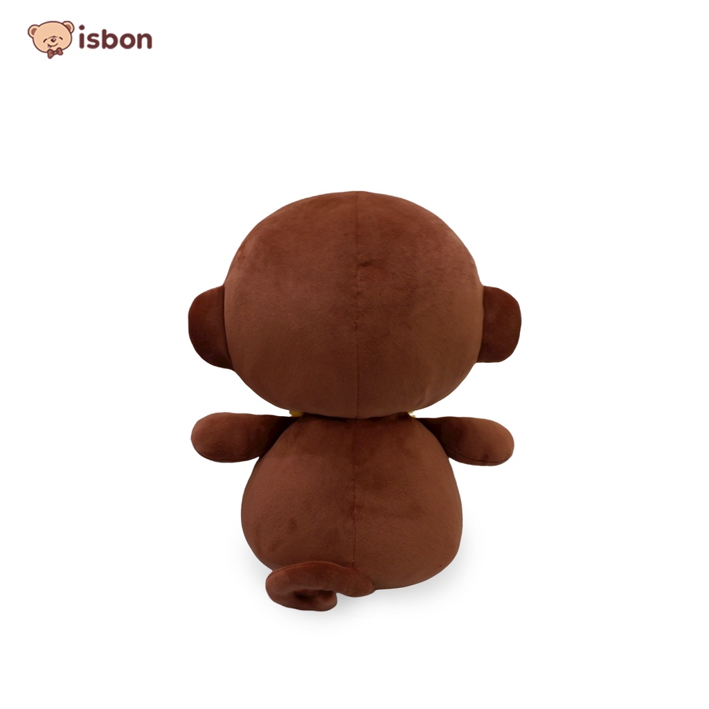 ISTANA BONEKA Monyet Monkey Floopy Kevin Warna Brown Bahan Squisy Lembut Non Alergi