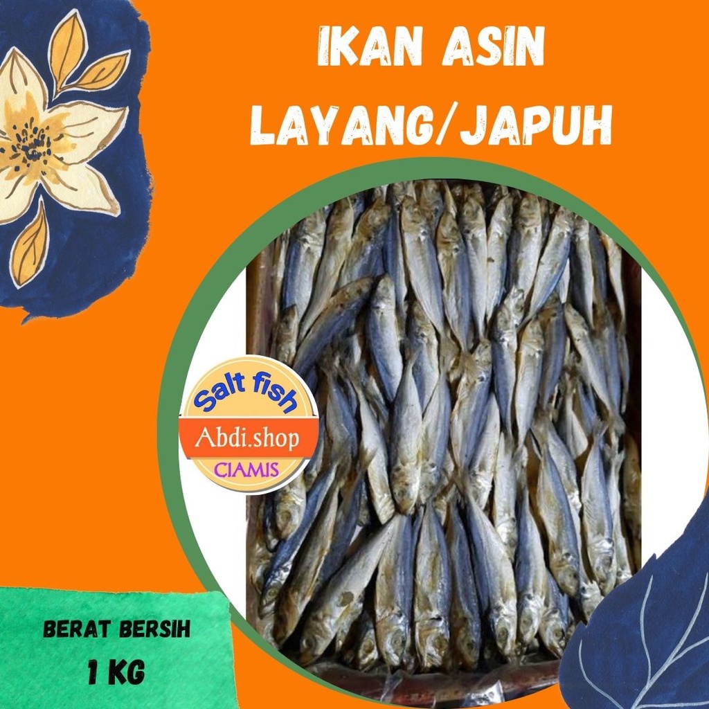 

Ikan Asin Peda Layang / Klotok / Japuh 1Kg Murah