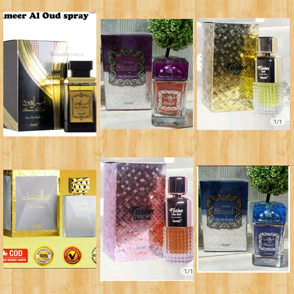 Parfum Spray EDP 100ml all Varian | By SURRATI PERFUMES | Manufactured in Holy Makkah KSA