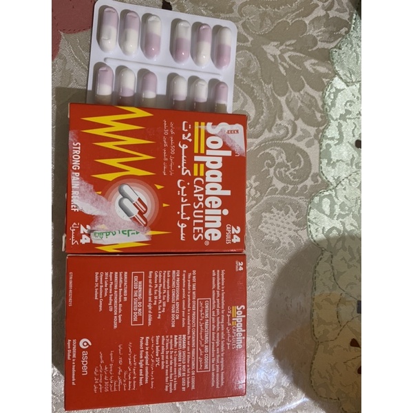solpadeine tablets / paracetamol