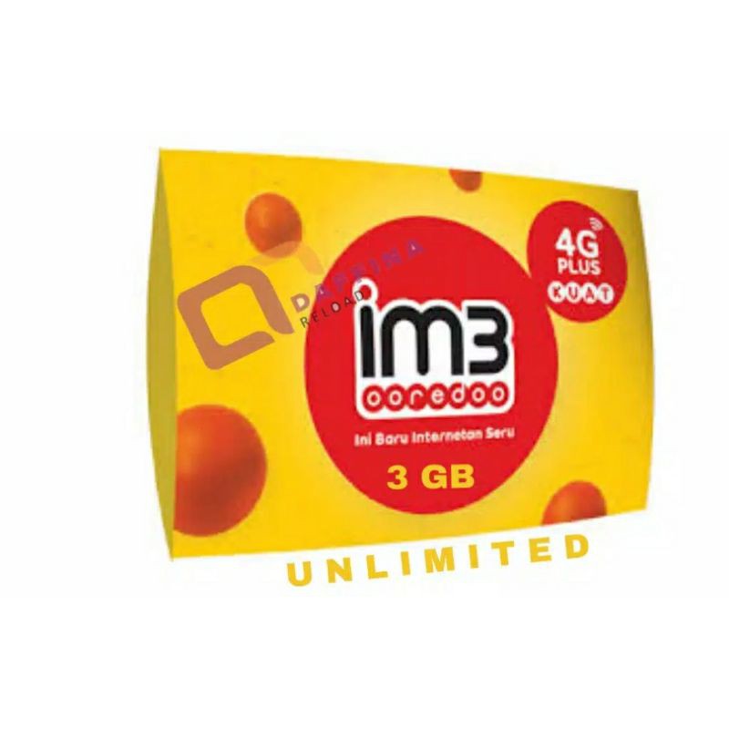 perdana indosat 3GB unlimited