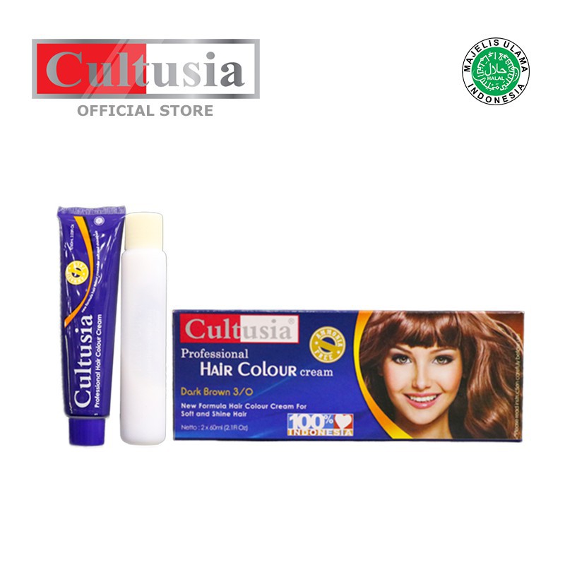 Cultusia Hair Color Dark Brown 3 0 60 ML