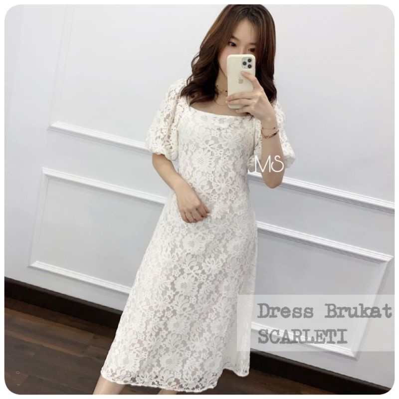 Dress Brukat SCARLETI